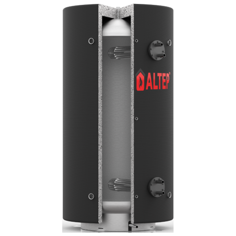 Round heat accumulator without heat exchanger - [3]