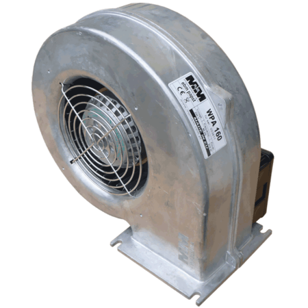 Fan for solid fuel boiler